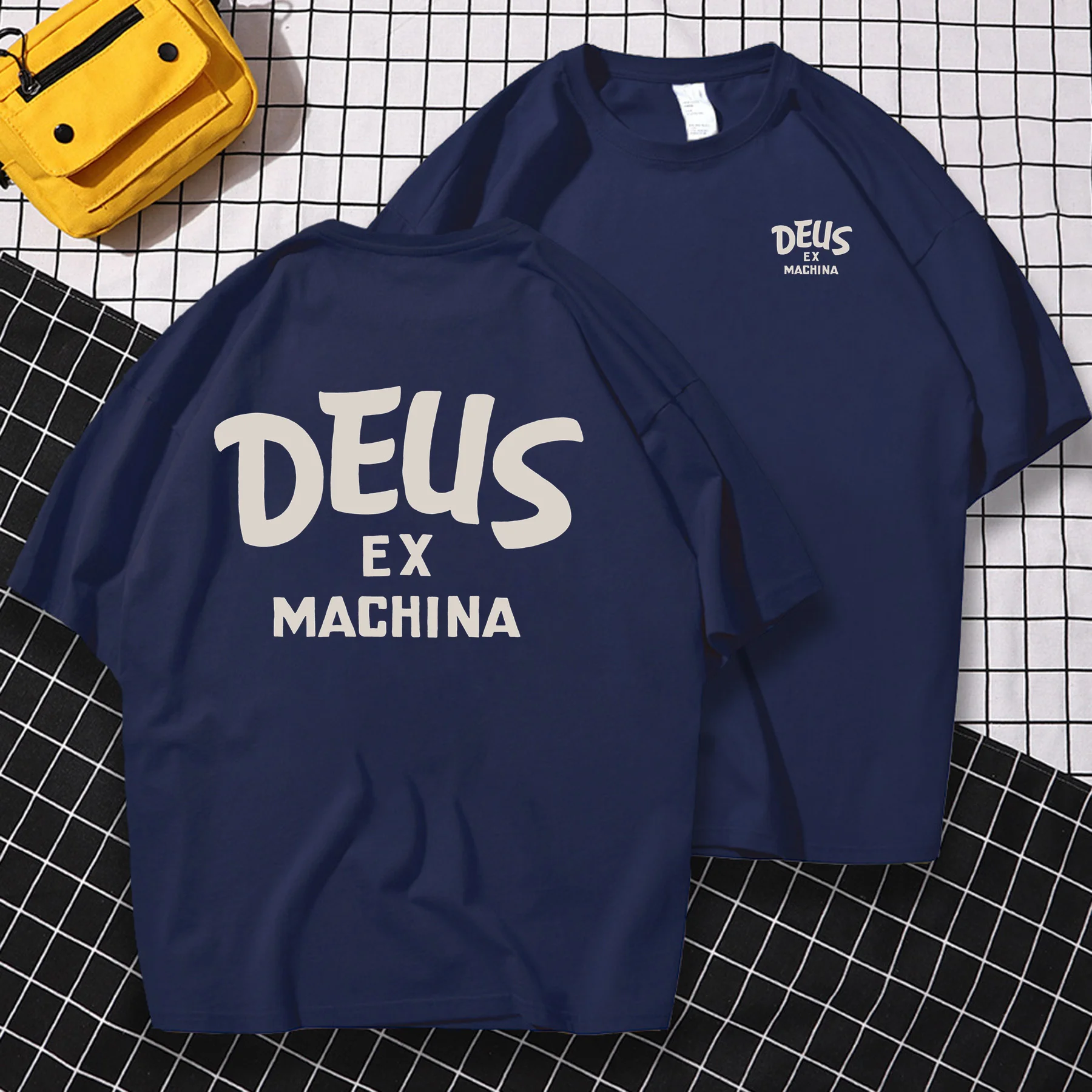 

Удивительные футболки, горячая распродажа, Мужская футболка, Повседневная футболка оверсайз Deus-ex-machina Essential, мужские футболки, графические футболки с коротким рукавом
