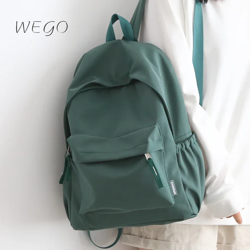 

Fashion Casual Backpack Simple Solid Color Backpack Japanese Schoolbags College Students Junior High School Students Backpack