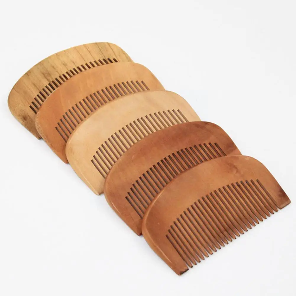 

No-static Massage Hair Health Comb Hair Styling Tools Natural Wide Wood Thickened Wood Peach Tooth Tooth Comb Dense T7D8