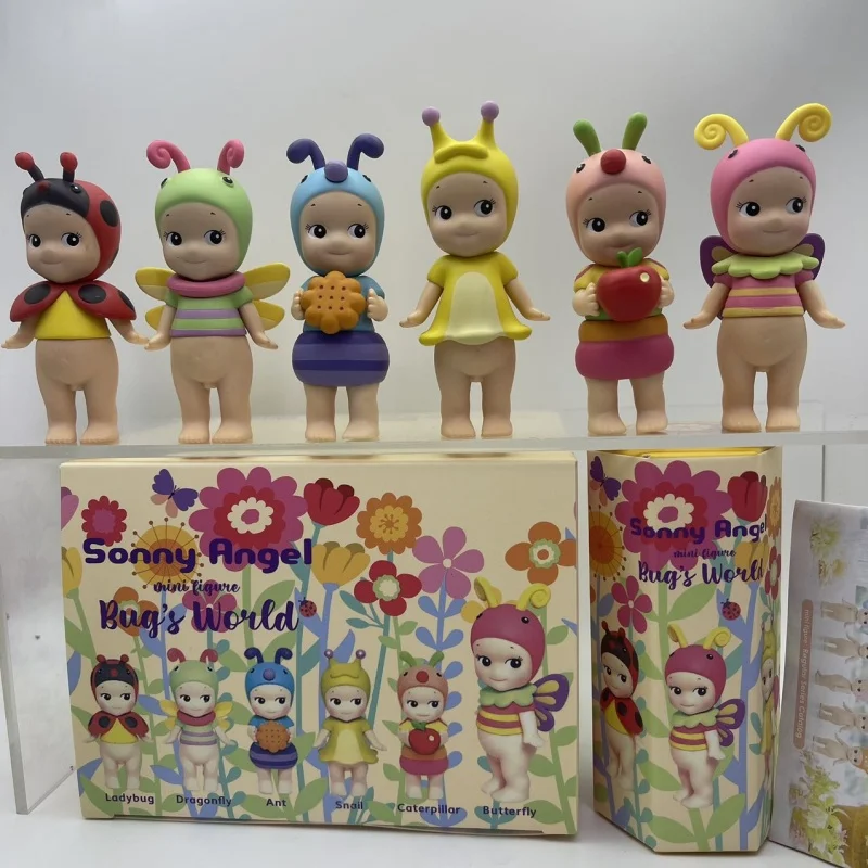 Фото Мини-фигурка Sonny Angel, серия Bug'S World, слепая коробка, маленькая игрушка-пчелка, коллекция ангелов, украшение для куклы, подарок на день рождения, игрушки №2