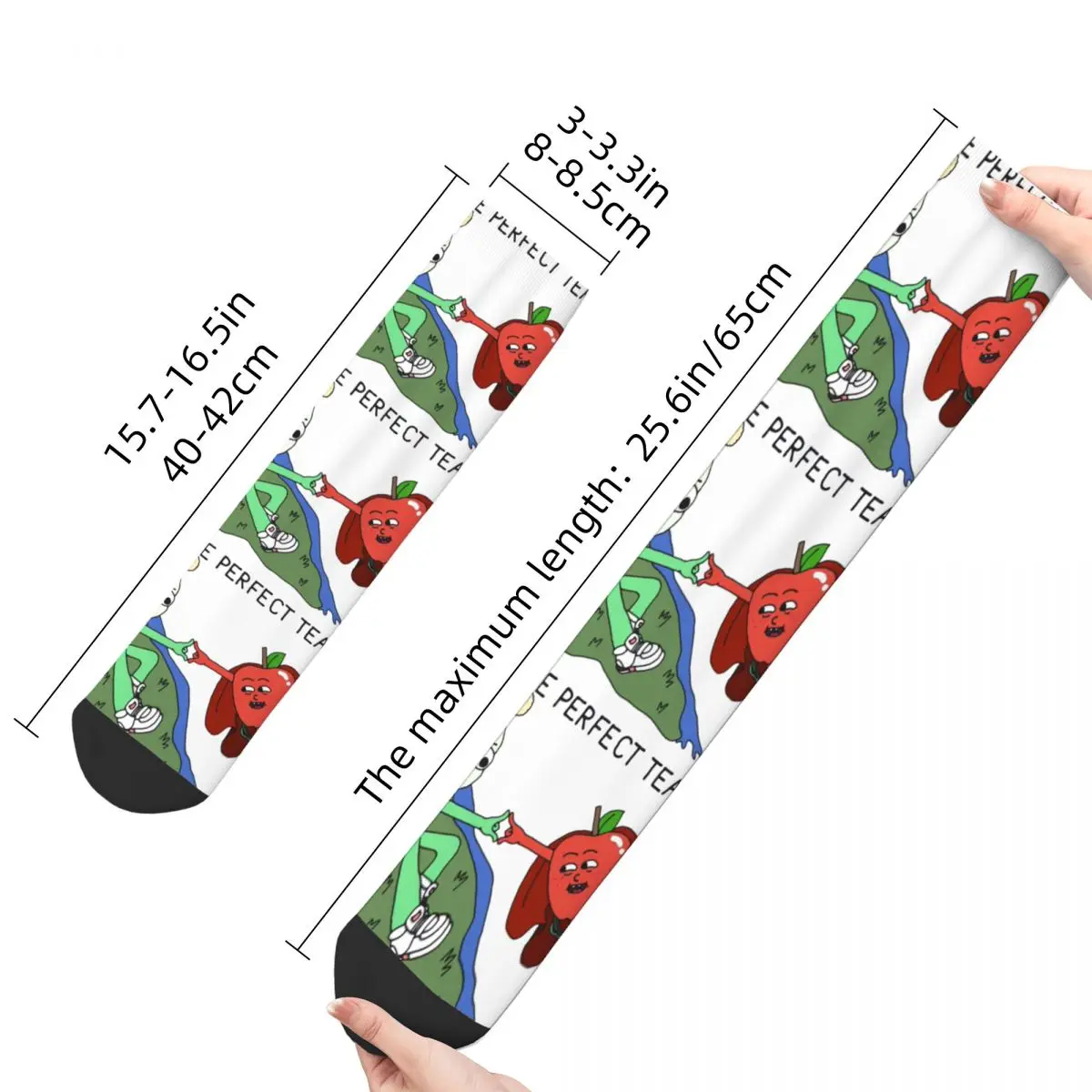 Забавные сумасшедшие компрессионные идеальные Командные носки для мужчин в