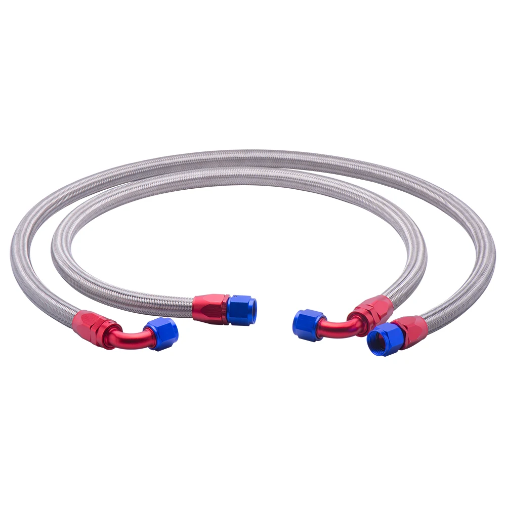 Универсальный серебристый 13 рядов комплект масляного радиатора с синим масляным