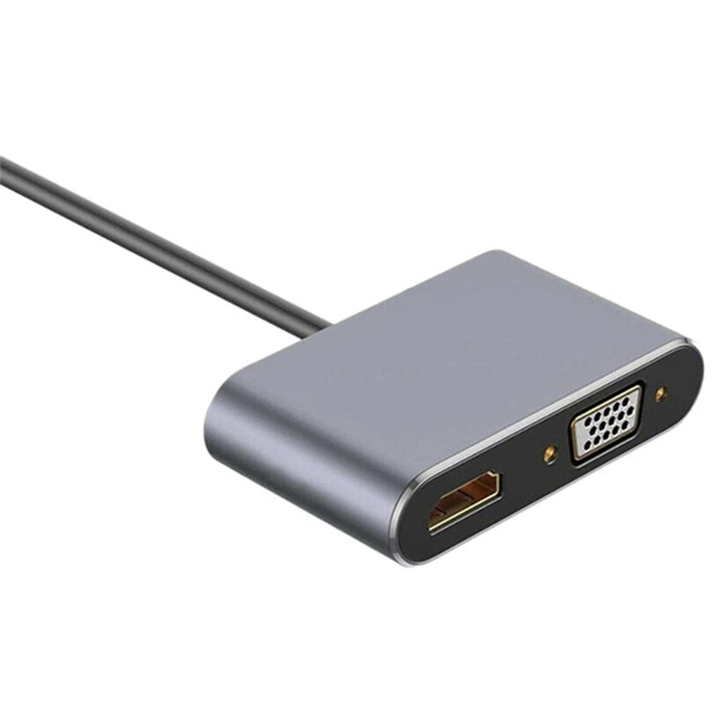 

Адаптер-концентратор для Samsung S9 Dex Huawei P20 TV 4K VGA USB C 3,0