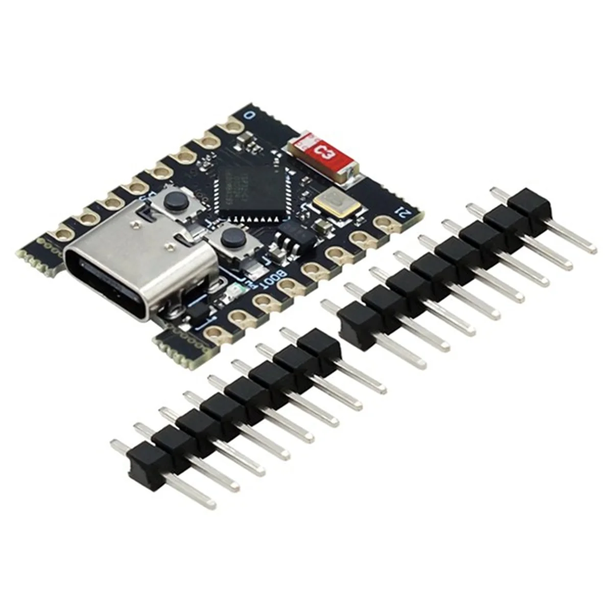 Фото A07I 10 шт. ESP32-C3 макетная плата ESP32 Mini WiFi Bluetooth макетная плата легкое расширение и гибкость источника питания №1