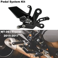 mtkracing for yamaha mt 09 tracer mt09 2015 2017 rear sets heighten pedal adjustable rearsets footpegs shift lever brake kit