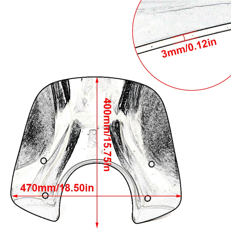 Ветровое стекло для мотоцикла Piaggio Vespa LX50 LX125 LX150 GT200 GTS250 300