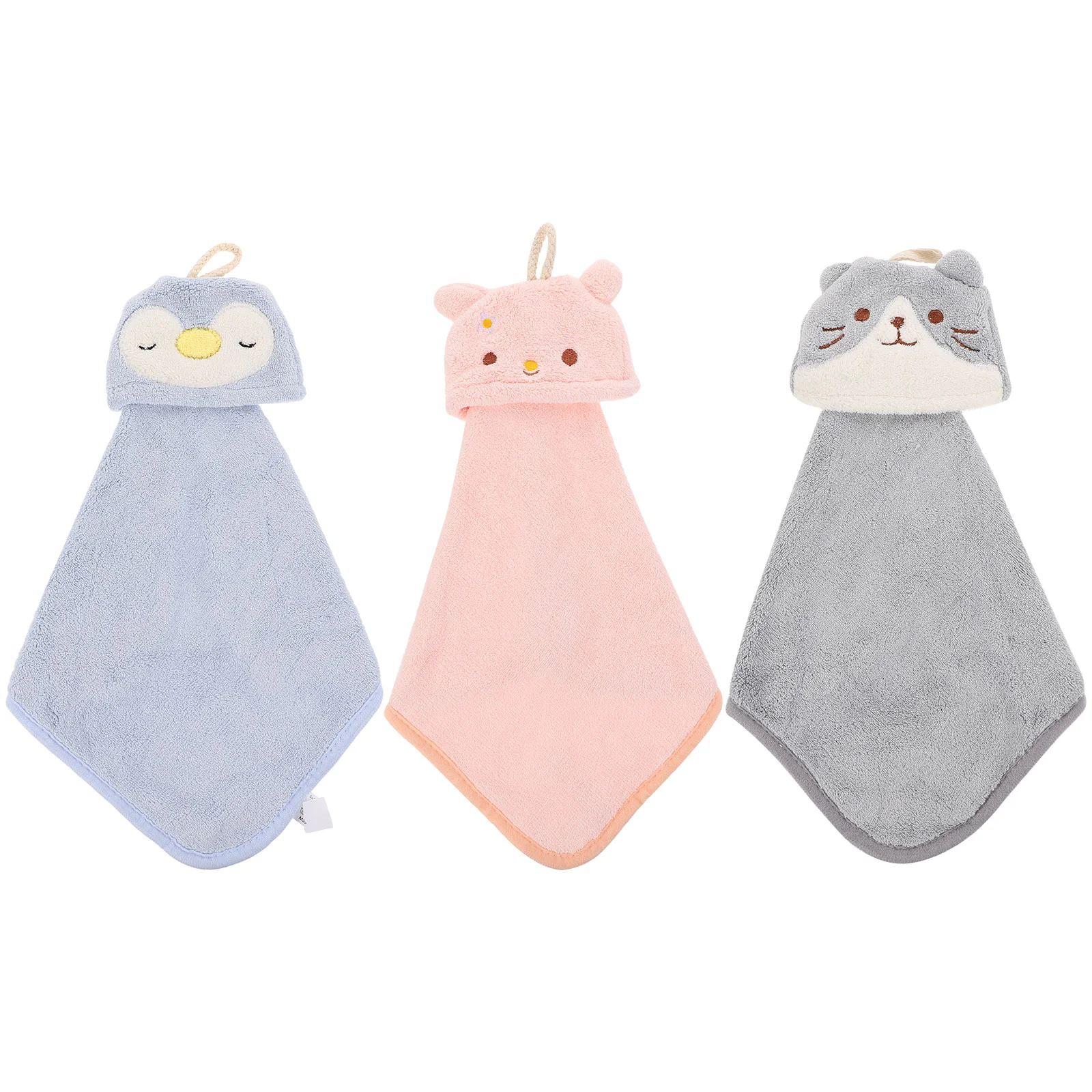 

3 шт., полотенца для рук из кораллового флиса