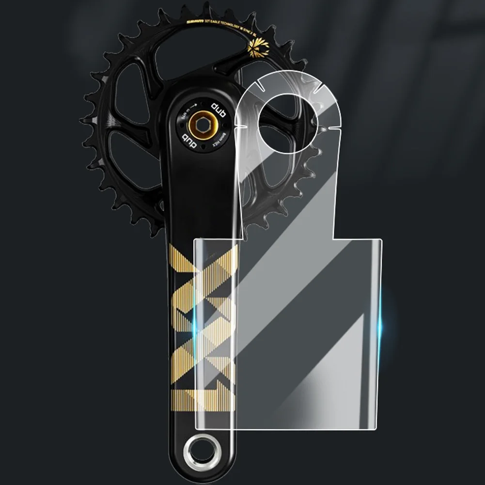 Набор наклеек для защиты шатунов велосипеда в пленке TPH идеально подходит