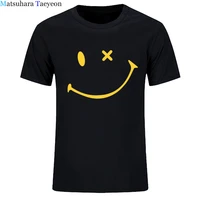 design t shirt smiling face funny and humorous male and female shirt spoof male clothes tops top selling products 2022 t shirts