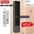 Умный дверной замок Aqara N200, замок со сканером отпечатка пальца, подходит для разблокировки по Bluetooth, паролю, NFC, работает с Mi home, Apple HomeKit