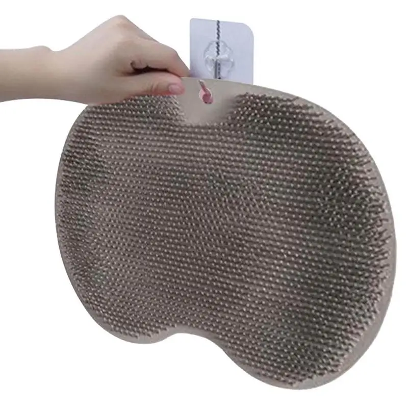 

Силиконовая основа для душа, скребок для задней панели, настенный нескользящий зеркальный коврик с присоской для использования в душе