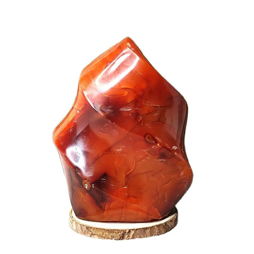 Природный Рубин агат фотоспиральная башня домашний декор праздничные подарки