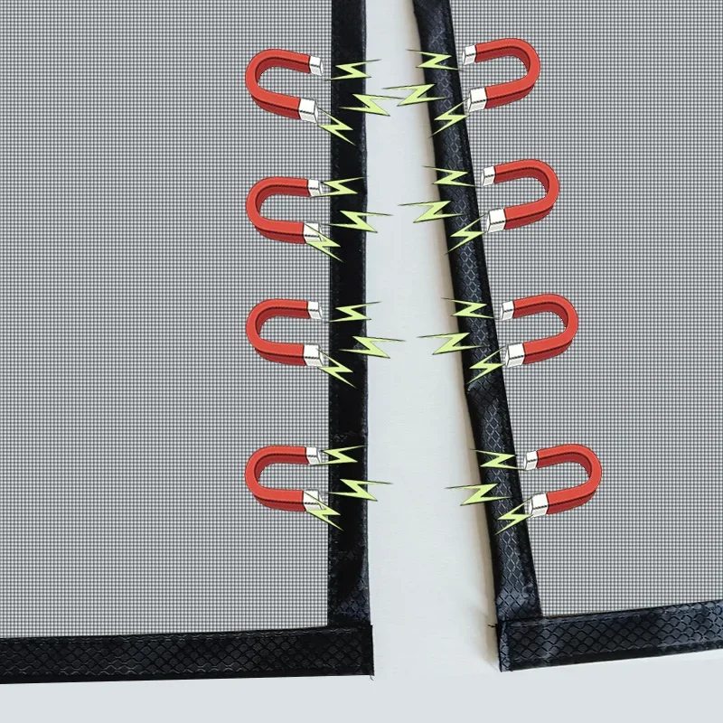 Самоклеящийся невидимый бытовой магнит магнитный экран оконная москитная сетка