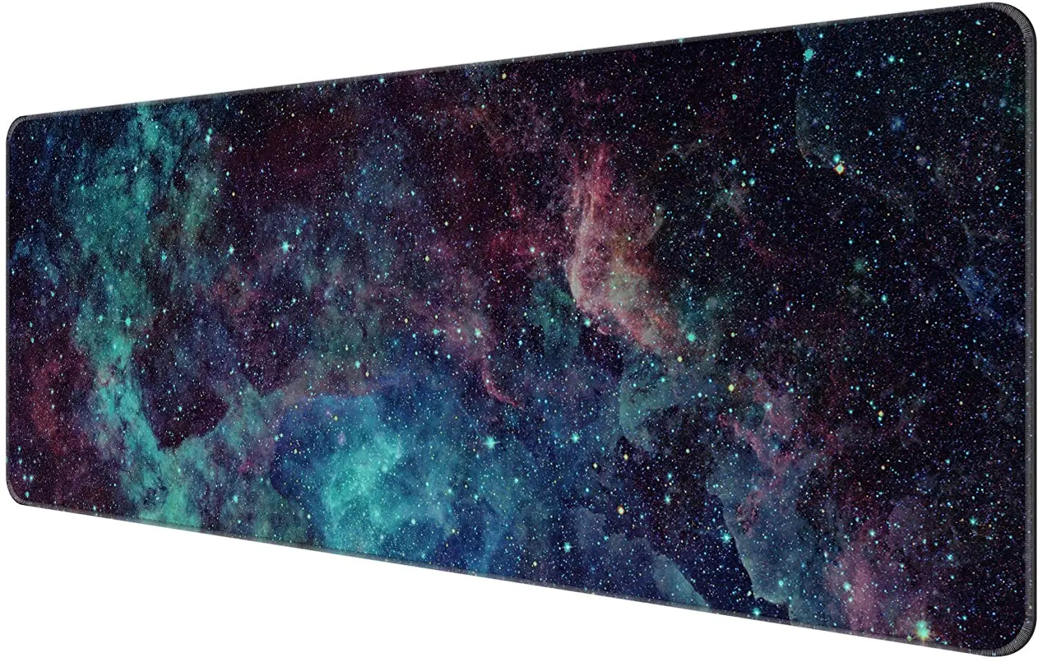 

Funny Cat Long Mouse Pad Starry Sky Desk Mat Large Gaming Mousepad, with Stitched Edges Non Slip Base Water Resist 31.5 X 11.8 I