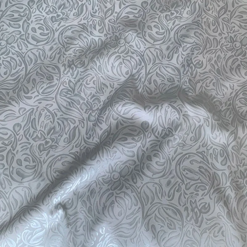 Стрейчевая жаккардовая ткань для шитья одежды Чонсам в стиле ретро простой