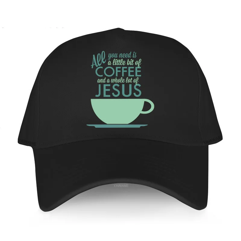 

Men's Fashion cotton printed Hat brand original Cap COFFE JESUS and a whole lot of Unisex Breathable Baseball cap Boyfriend hats
