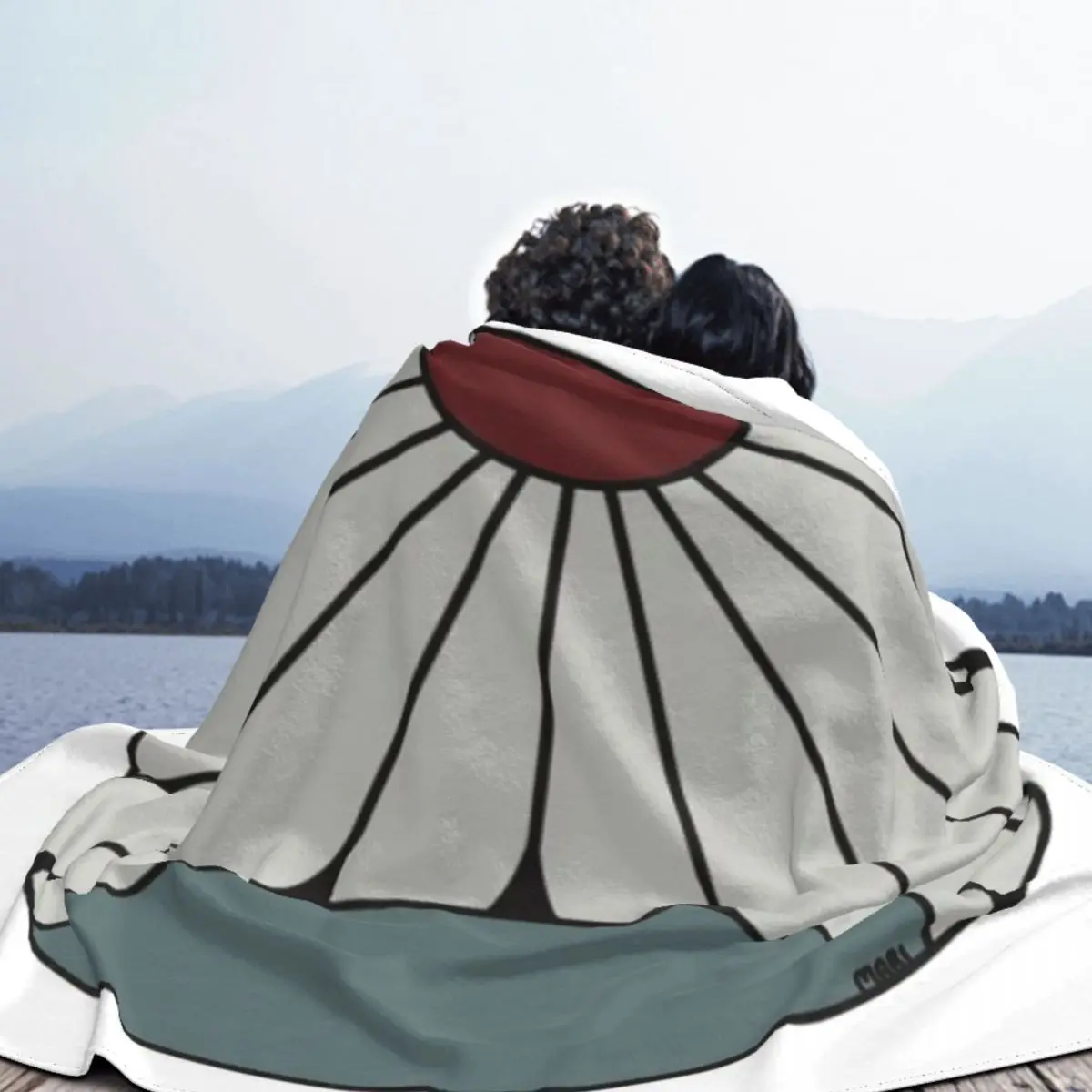 Ультрамягкое одеяло из микрофлиса Hanafuda Sun