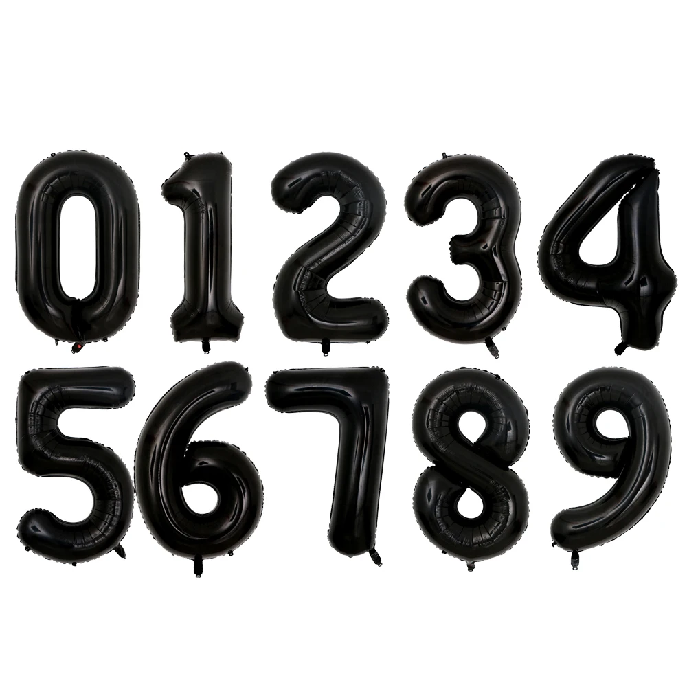 

Воздушный шар фольгированный номер 40 см