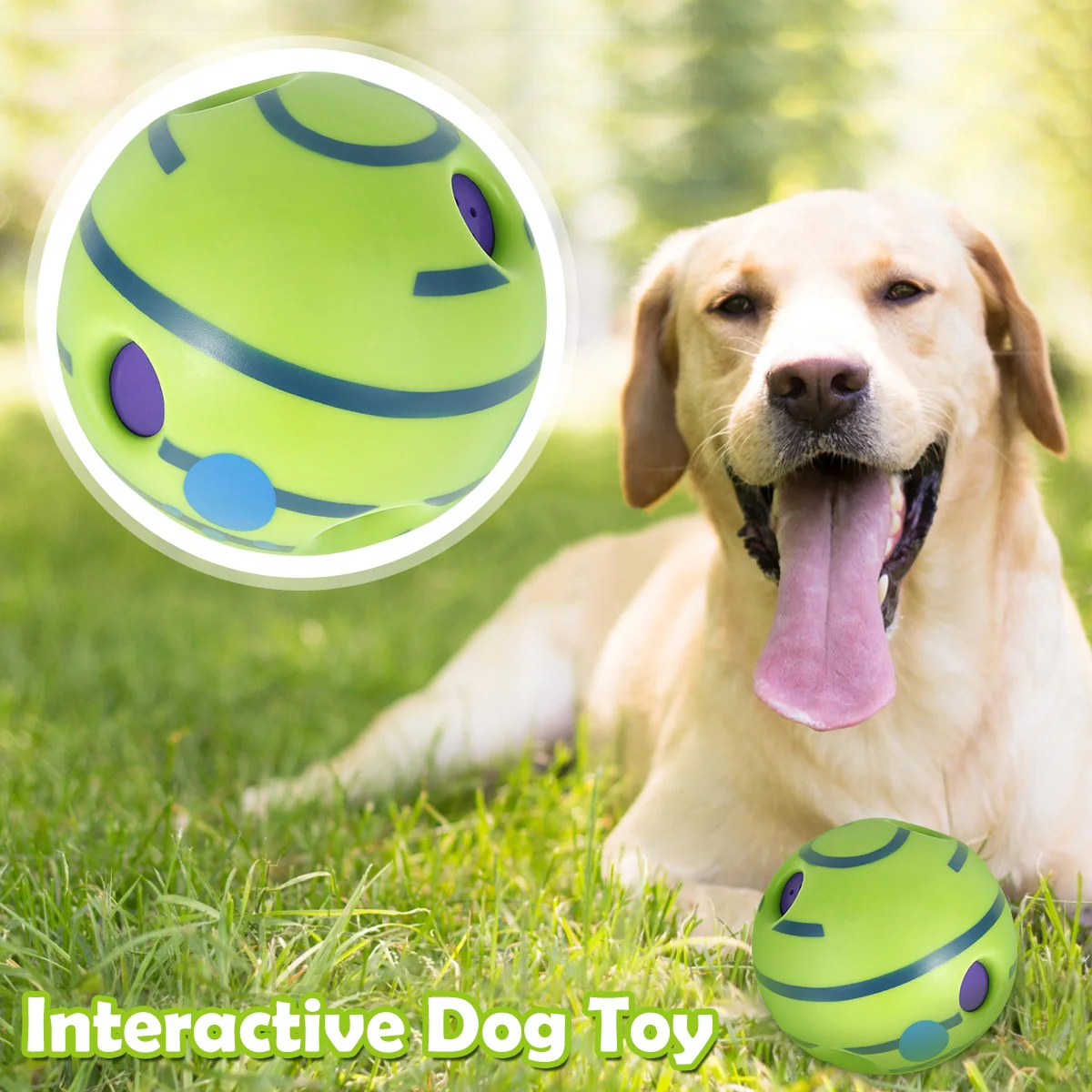 

Интерактивный круглый мяч для собаки, забавная игрушка, гигантский шар, ранний мяч для домашних животных, собак, для тренировок, занятий спо...