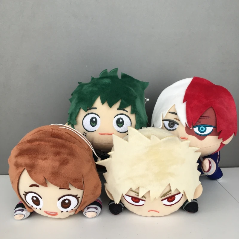 [Tail Goods] My Hero Academia Cotton Stuffed Pendant Toys Uraraka Ochaco Midoriya Izuku Bakugou Katsuki Todoroki Shoto Doll Toys