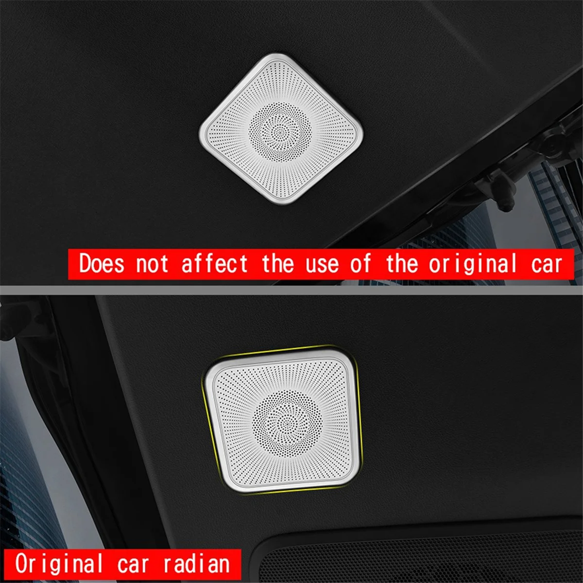 Для Toyota Alphard 40 серия 2023 + нержавеющая сталь автостайлинг багажник маленькая