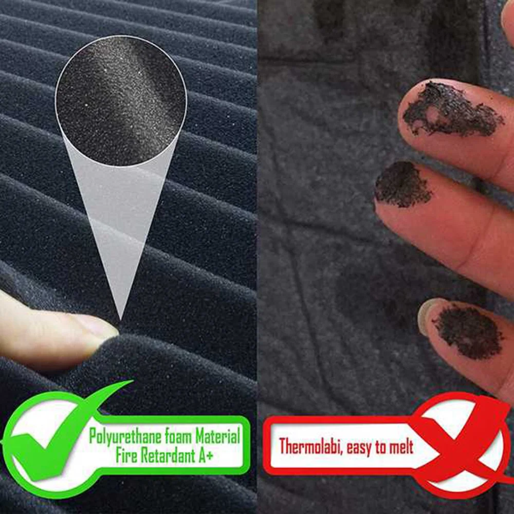 24 шт. акустическая пенопластовая панель студийное искусство пена звукоизоляция