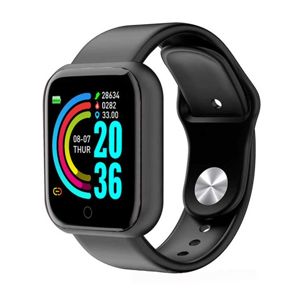 

Новинка 2023, умные часы Y68 с Bluetooth, фитнес-трекер, спортивный браслет с пульсометром и тонометром для Android, акция