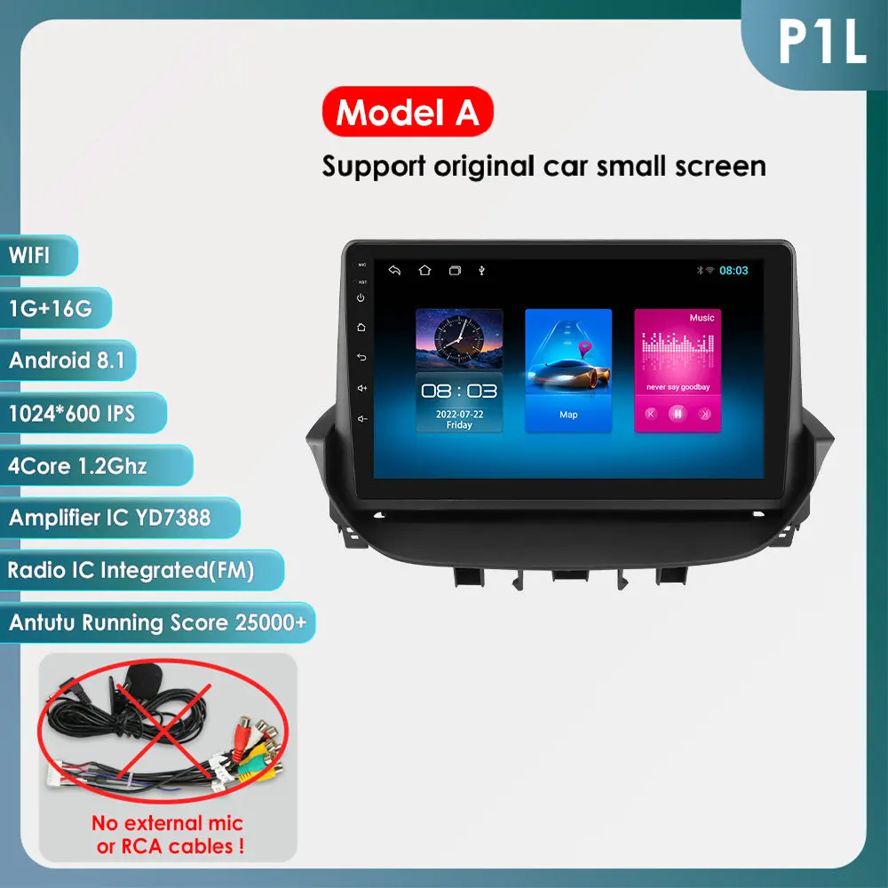 

4G 8 ядер Android авторадио для Renault Laguna 2 2001-2007 AI Carplay мультимедийное автомобильное радио GPS стерео 2din QLED экран головное устройство