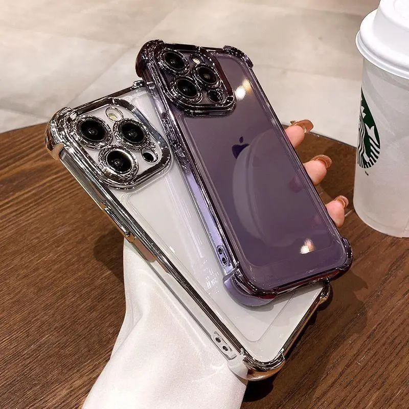 Фото Luxury Plating Airbag Case For infinix Note 30 40 Pro Hot 9 30 40 Play 30i 40i SMART 8 Pro 7 SPARK GO 2022 20 20C ITEL A70 cover №1
