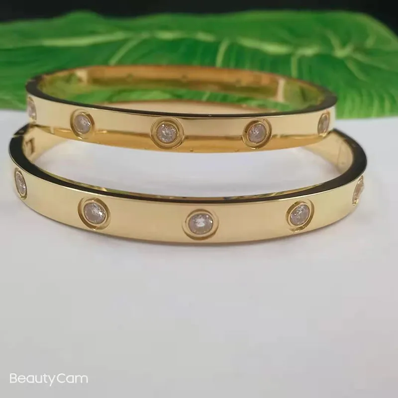 

European and American style stainless steel couple Bracelet love Cuff Bracelet Valentine's day birthday gift