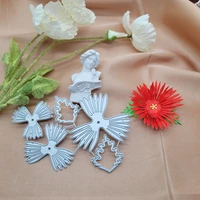 christmas flowers decoration craft metal cutting dies embossing mold scrapbook paper craft knife mould blade punch stencils