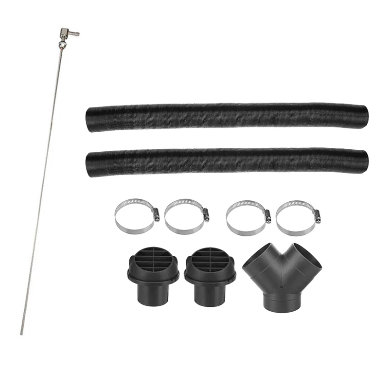 

75 мм, автомобильный обогреватель, труба, трубопровод, Y-образный комплект с зажимами для вентиляционного шланга теплого воздуха и 490 мм, возд...