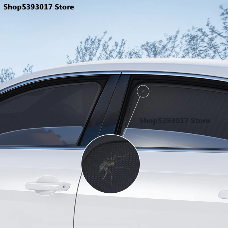 

For Skoda Octavia A5 A7 Sedan Car Magnetic Side Window SunShades Mesh Shade Blind Car Window Curtian 2008-2020 2019 2018 2017