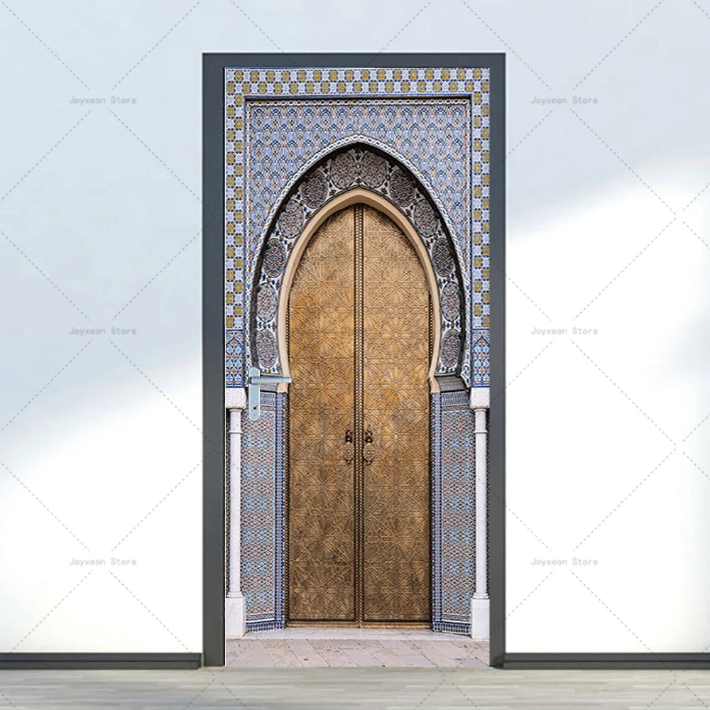 Наклейка на дверь водостойкая самоклеящаяся