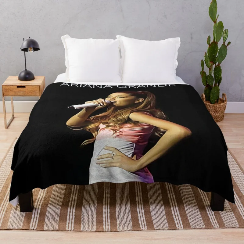 

Best Pop Music Woman Power Poster Throw Blanket Giant Sofa Blanket Thin Blanket