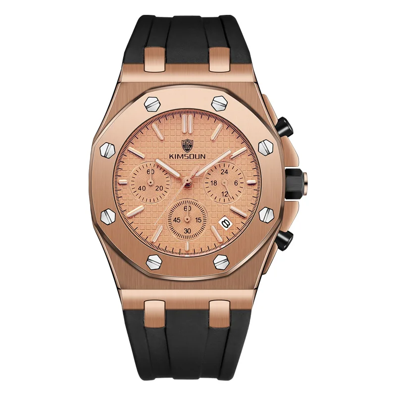 

Famous Luxury Brand Watches for Men Popular Big Dial Male Waterproof Watch Steel Band Quartz Wristwatches Relogio Masculino