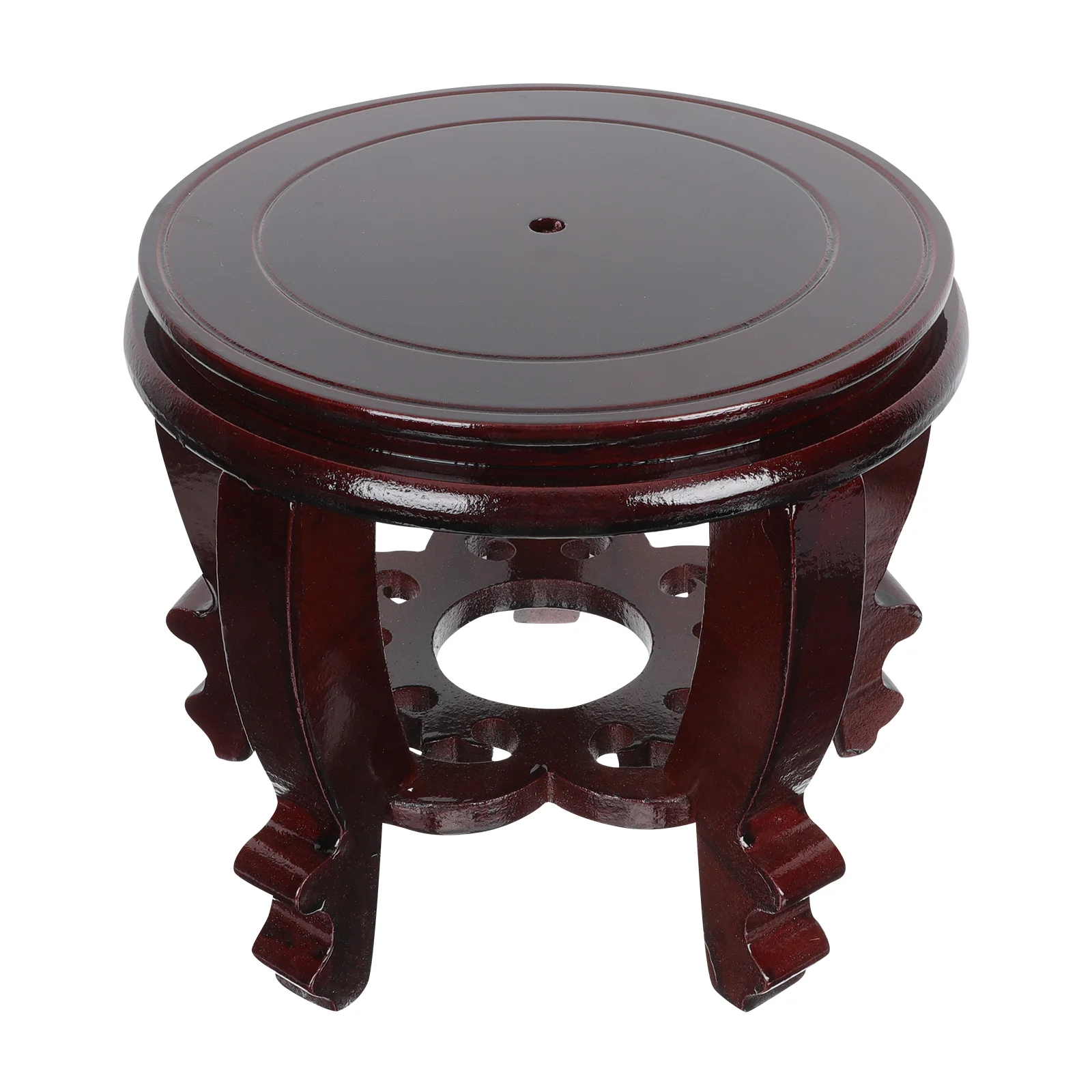 Tall Wooden Seat Flower Bonsai Base Bracket Fish Tank Display Stand Displaying Decorative Pedestal