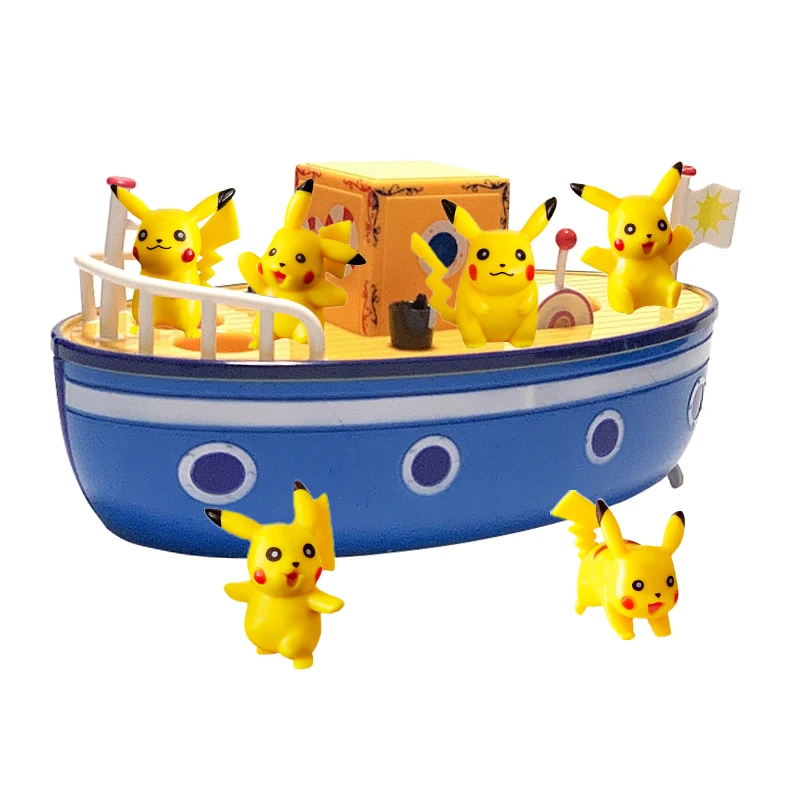 Фигурка покемона игрушка Дом Пикачу автомобиль самолет игровая площадка слайд