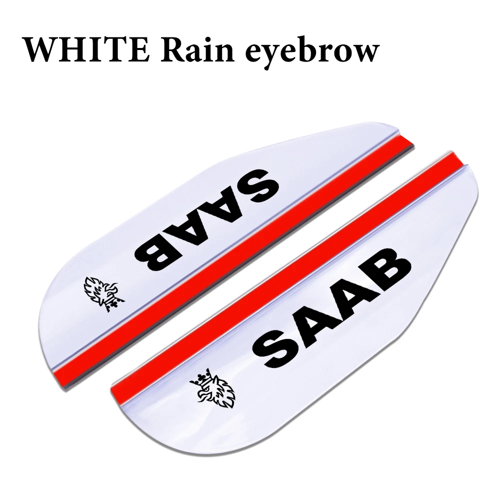 

1 Set Rain Cover Pvc Material Rain Blades Car Rearview Mirror Protective For Saab 93 Aero Vector Sport Hatch Radio Pantalla 9000