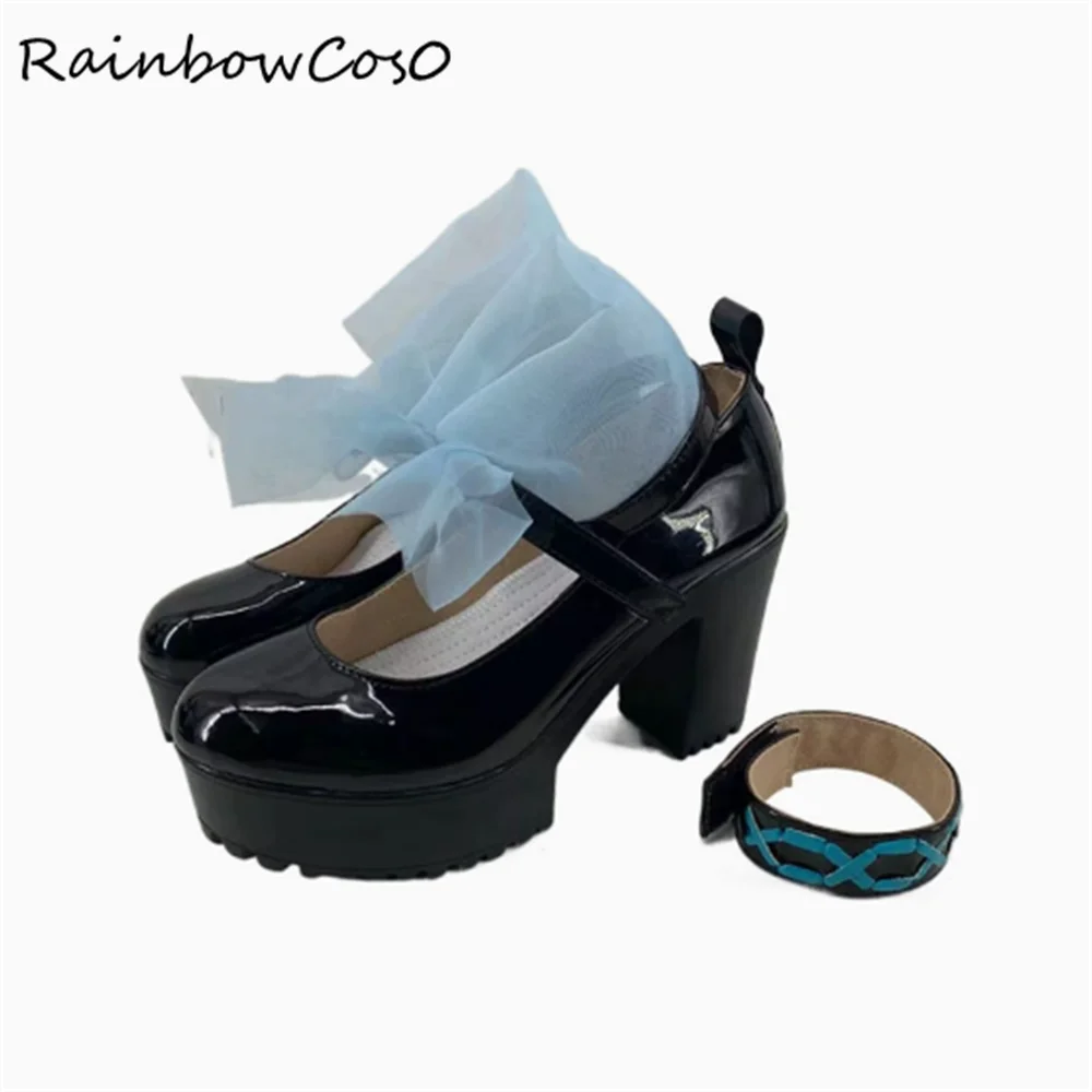 Обувь для косплея рыцарей Eyjafjalla the hамка Арви сапоги игры аниме Хэллоуин RainbowCos0 W4292