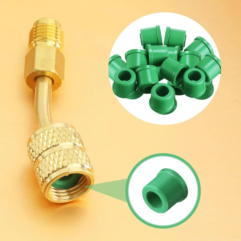 36 шт. R134a 1/4 дюйма комплект прокладок для зарядного шланга аксессуары сердечника