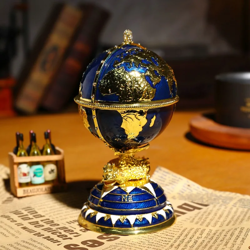 

Современное креативное эмалированное яйцо в виде пасхального яйца, металлическое украшение для гостиной и стола, аксессуары для дома