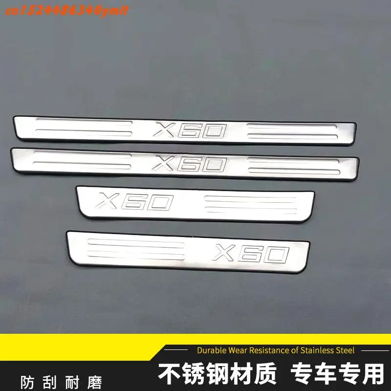 

Car AccessoryFor Lifan X60 2011 2012 2013-2016 Door Sill Pedal Scuff Plate Stainless Steel Guard Protector Car Styling Sticker