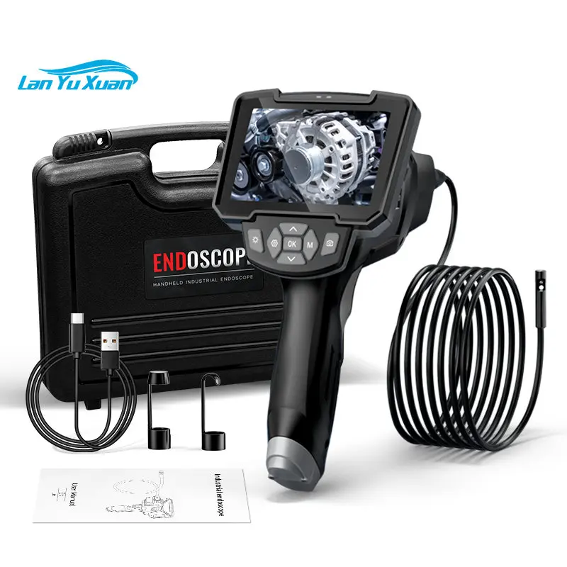 

Inskam112B-2 10m Dual Lens Endoscope Handheld Industrial Endoscope 4.3inch Lcd Screen Portable Borescope Camera