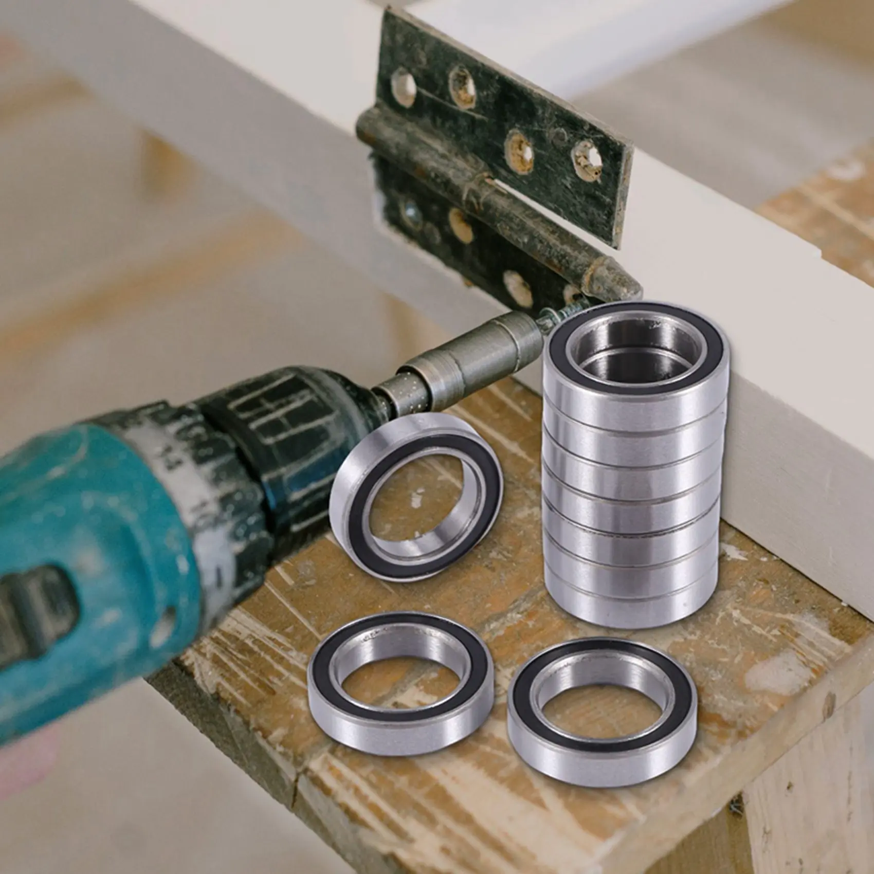 

10 шт., Миниатюрные шарикоподшипники с двойным резиновым уплотнением, 6701-2RS, 12x18x4 мм