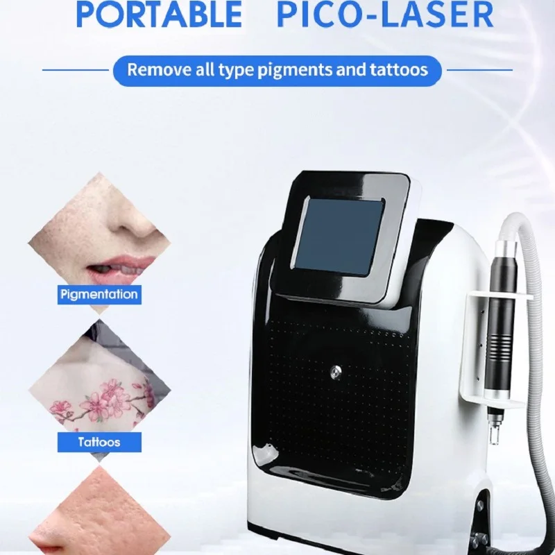 

Portable Picosecond Laser Tattoo Removal Machine 532/1064/1320nm Q Switch Spot Treatment Carbon Peeling Salon Beauty Device