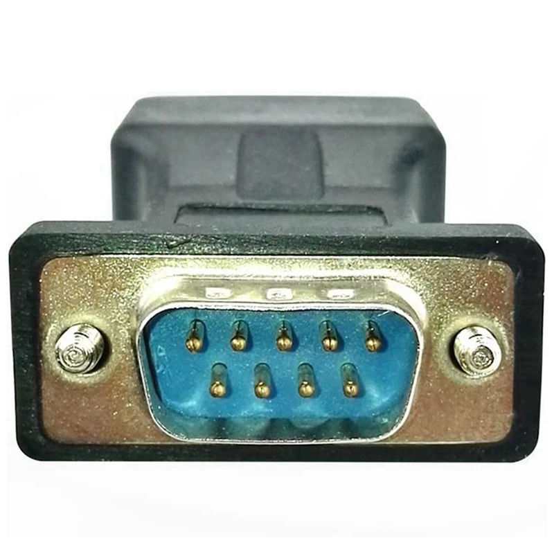 8 упаковок удлинителя VGA папа к RJ45 CAT5 CAT6 20 м адаптер сетевого кабеля COM-порт в