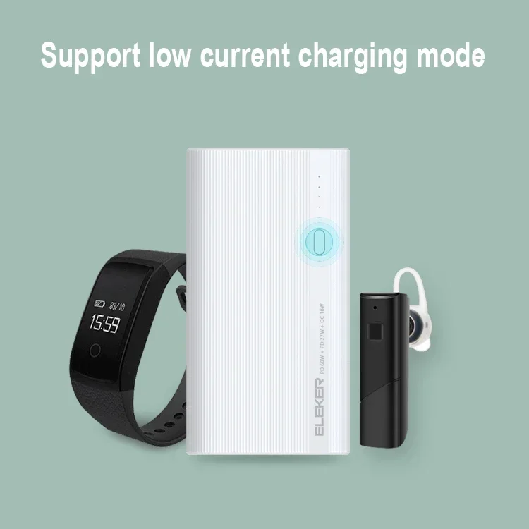ELEKER Распродажа Цена Silm Power Bank большой емкости Портативный Производители в Китае