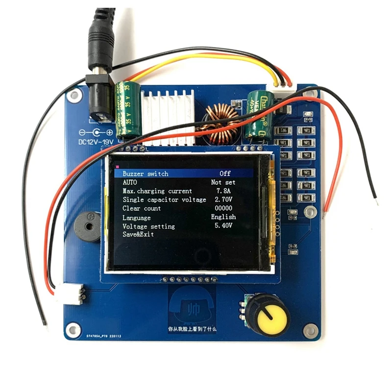 

12V 6A-10A Capacitance Spot Welder Controller Board Automatic Welding Hand-Held High-Power Control Panel Controller Board