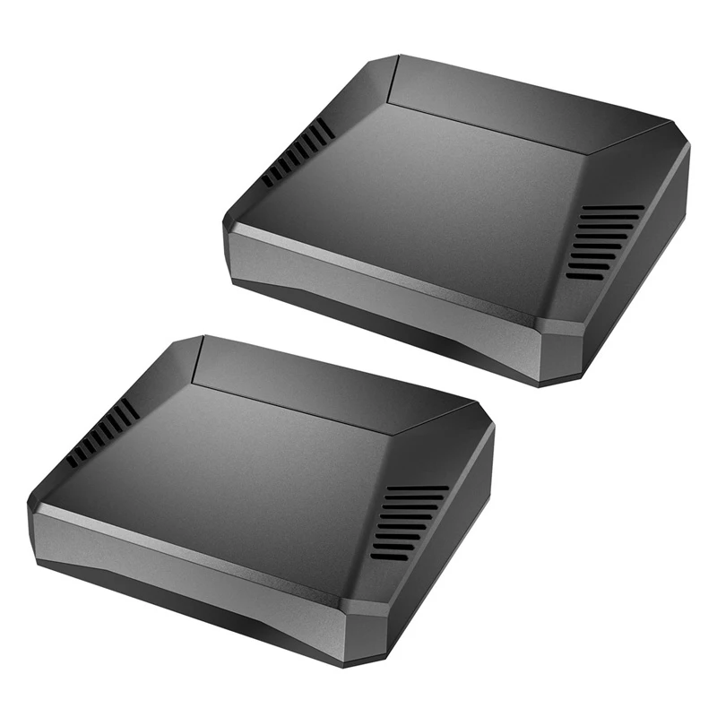 

2X For Raspberry Pi 4 B ARGON ONE+ Aluminum Case Housing The Adapter Plate Cooling Fans
